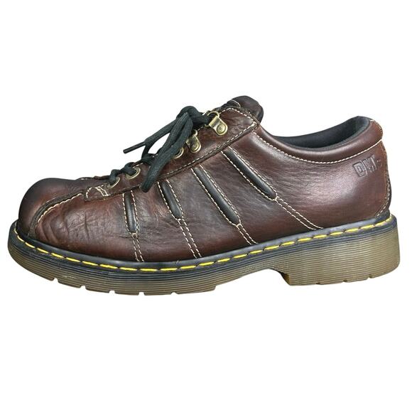 Vintage Dr Marten’s Men’s Brown Leather Lace Up Oxfords Size US 11 - Picture 3 of 10